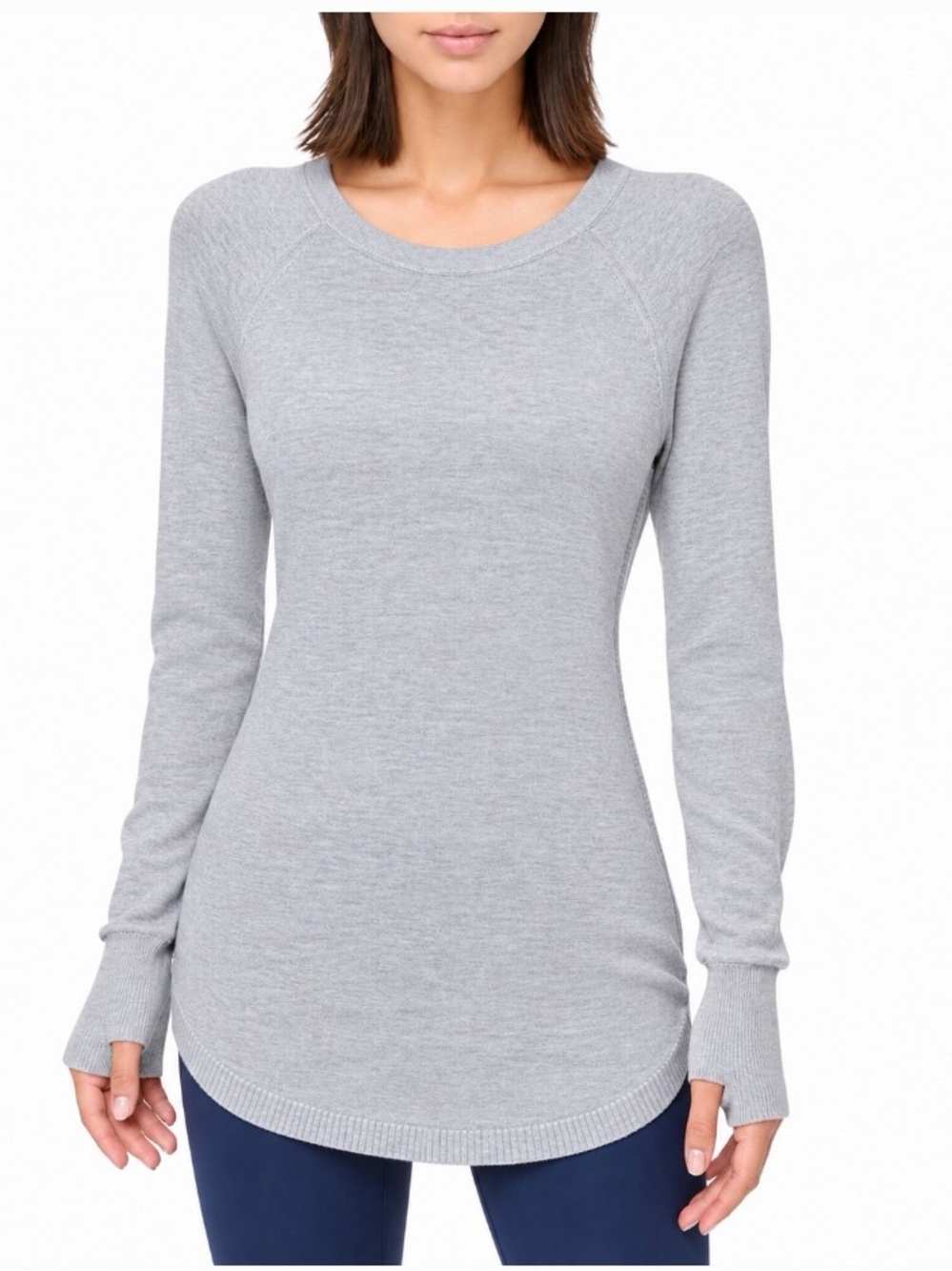LULULEMON Women’s Hello Aloe Pullover - Gray - Sz 2